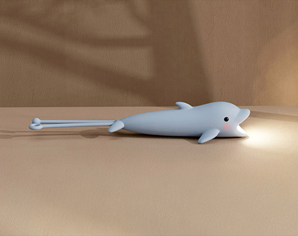 SILICONE FLASHLIGHT DOLPHIN