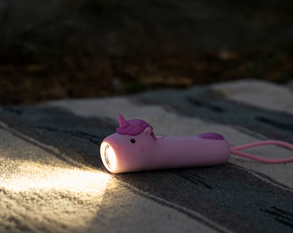 SILICONE FLASHLIGHT UNICORN
