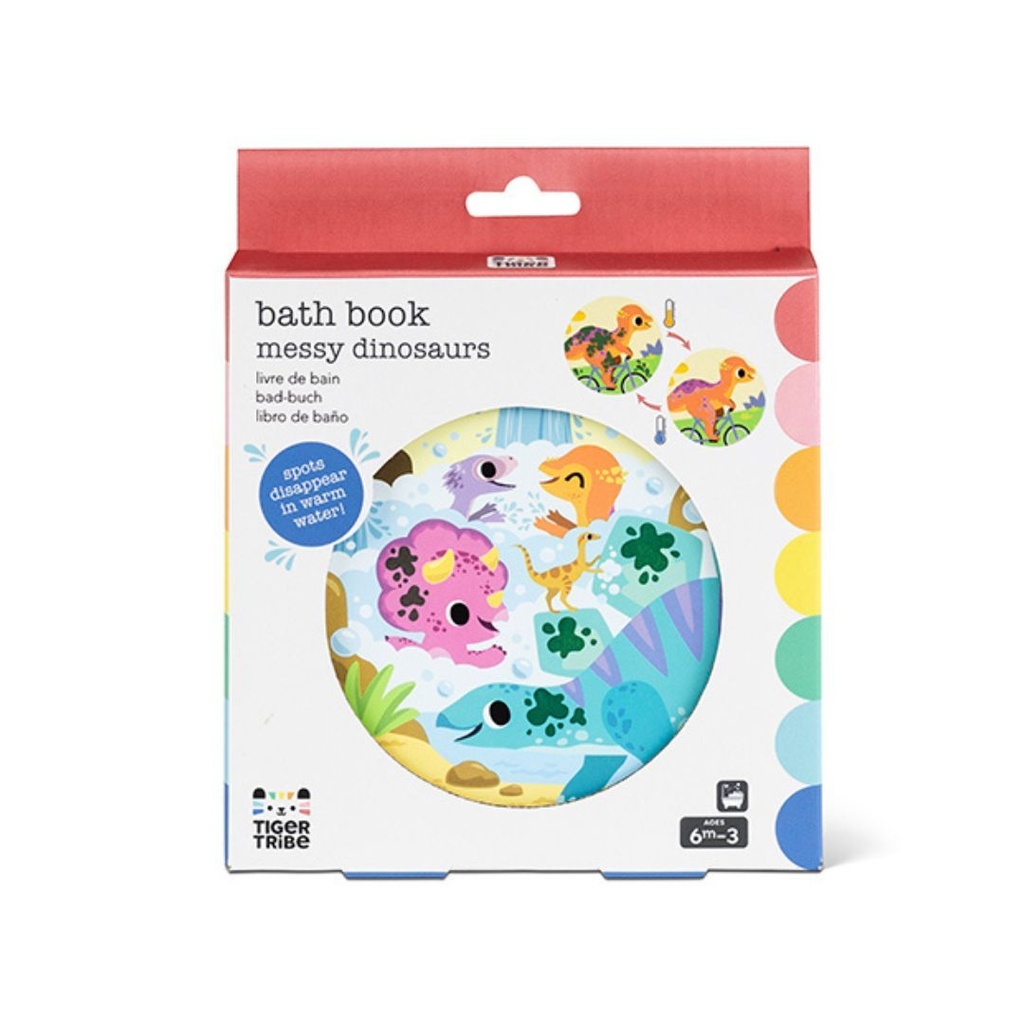 BATH BOOK - MESSY DINOSAURS