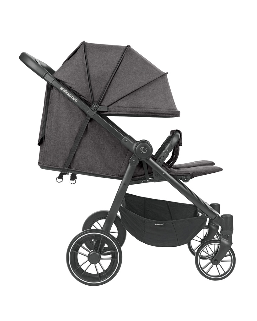 Carrito gemelar Happy 2 Gris Oscuro
