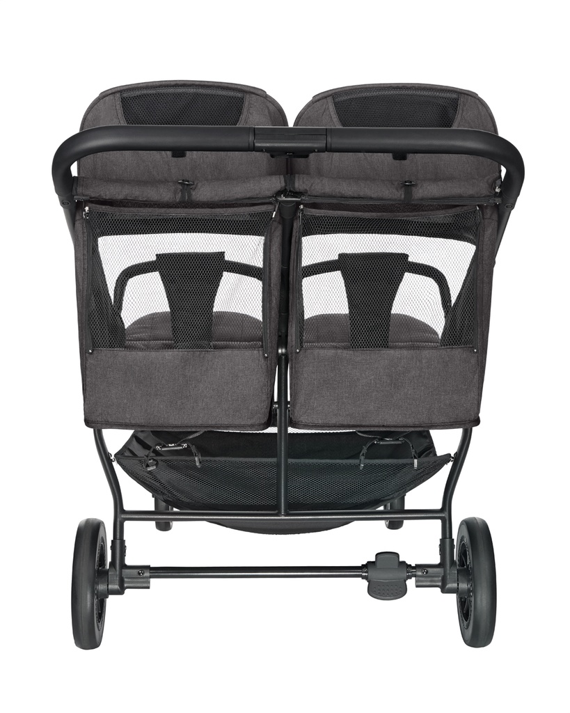 Carrito gemelar Happy 2 Gris Oscuro