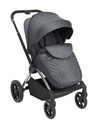 Carrito de bebé 2en1 con capazo Kara Gris