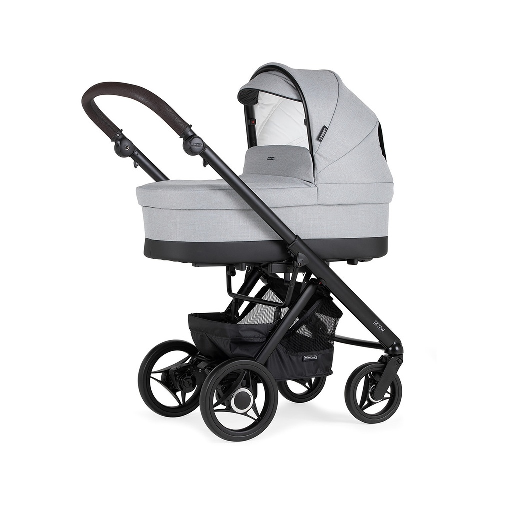 COCHECITO DUO PARKOUR CHASSIS FUME TEXTIL GRIS