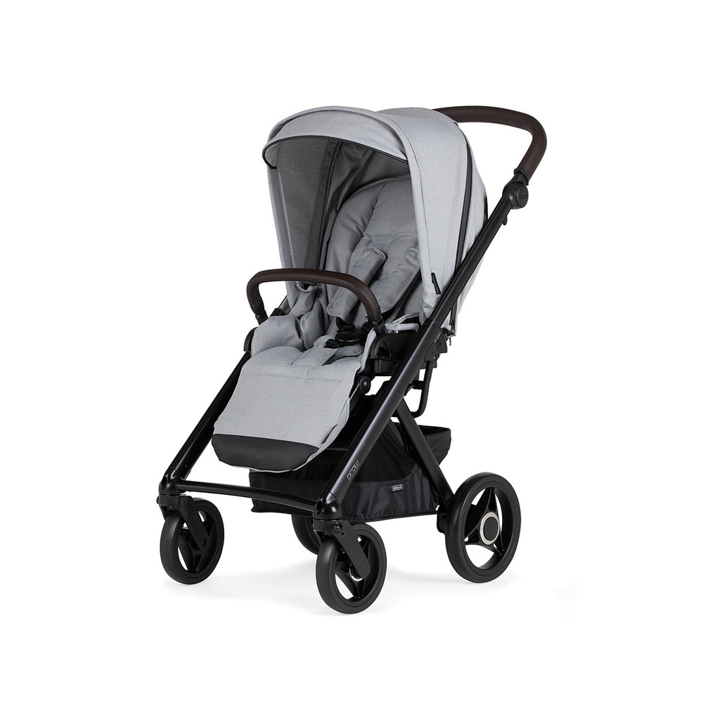 COCHECITO DUO PARKOUR CHASSIS FUME TEXTIL GRIS