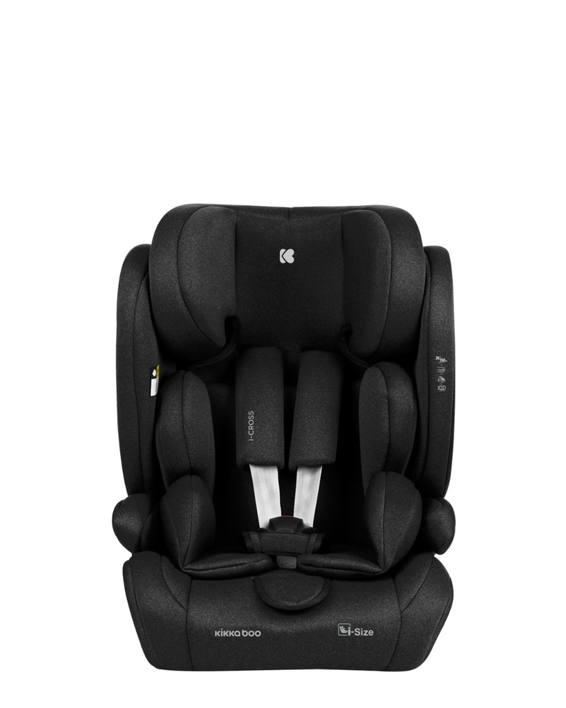 Silla de coche 76-150 cm i-Cross i-SIZE Negro