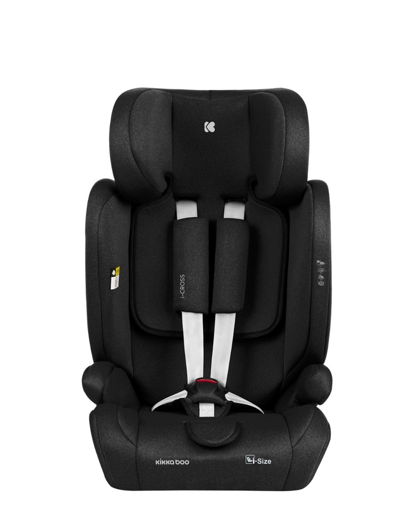 Silla de coche 76-150 cm i-Cross i-SIZE Negro