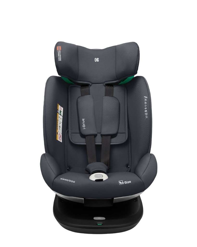 Silla de coche 40-150 cm i-Drive i-SIZE Gris Oscuro