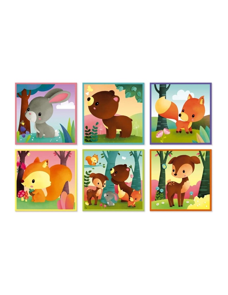 KUBKID ANIMALES DEL BOSQUE