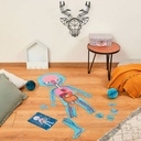 PUZLE EDUCATIVO CUERPO HUMANO 50,75,100 PZ