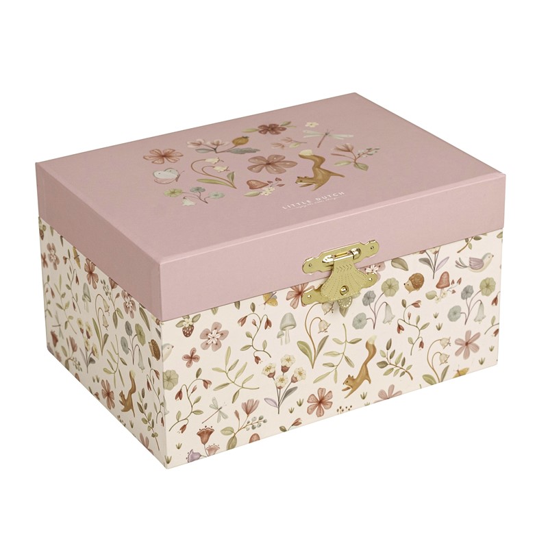 Caja de música joyero Rosa Fairy