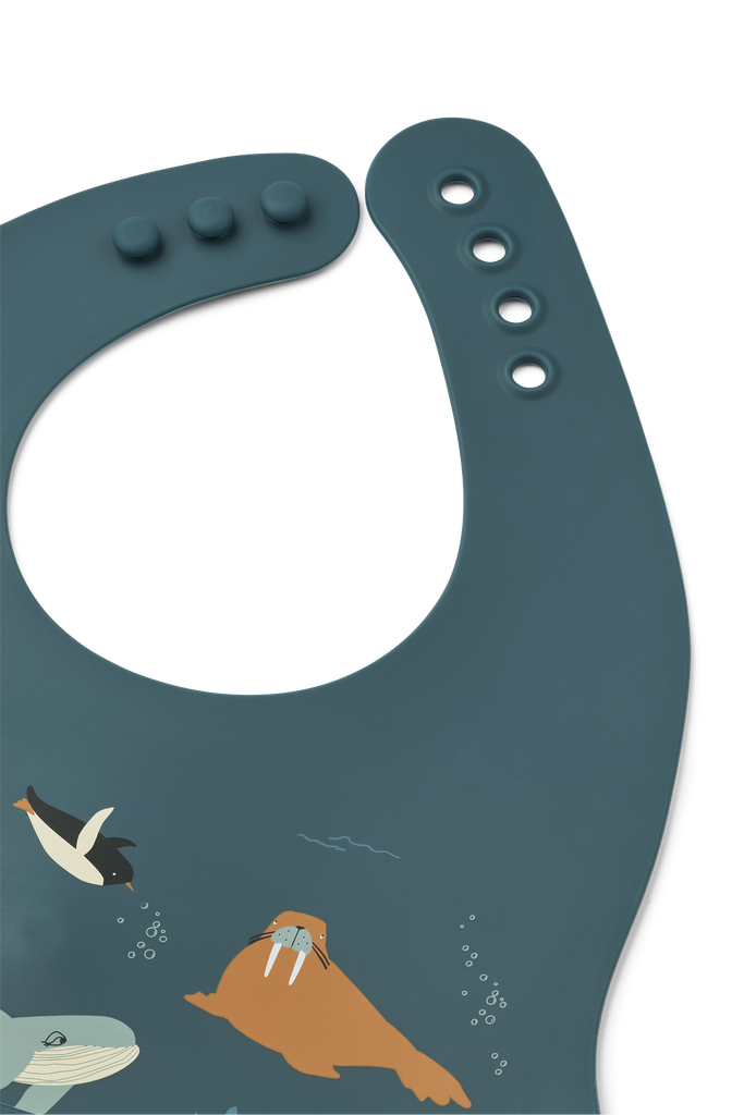 Babero Silicona 2-pack Arctic Sea / Ocean view