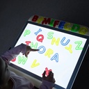 Tickit Letras mayúsculas translúcidas 26 u