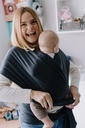 Fular elástico portabebés Boba Wrap Bambú Serenity Charcoal Talla única