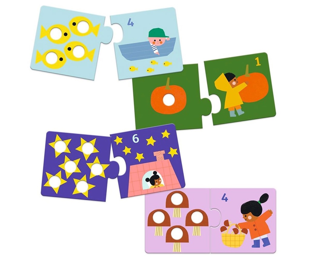 Educativos Puzzle dúo Primeras cifras