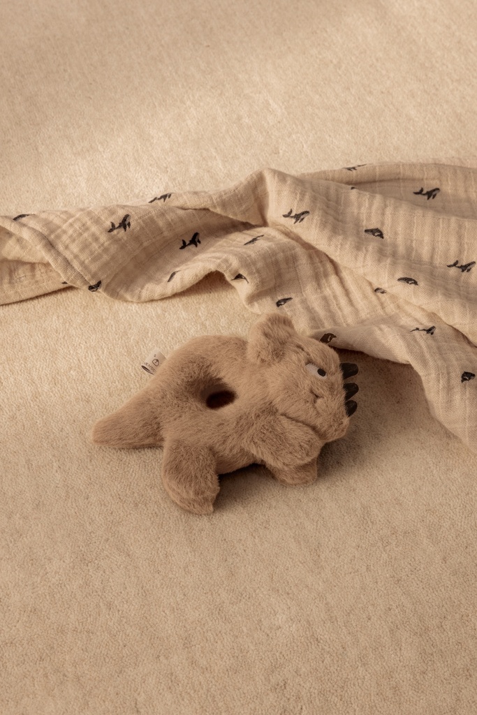 Sonajero de Dino Triceratops bebé Romain