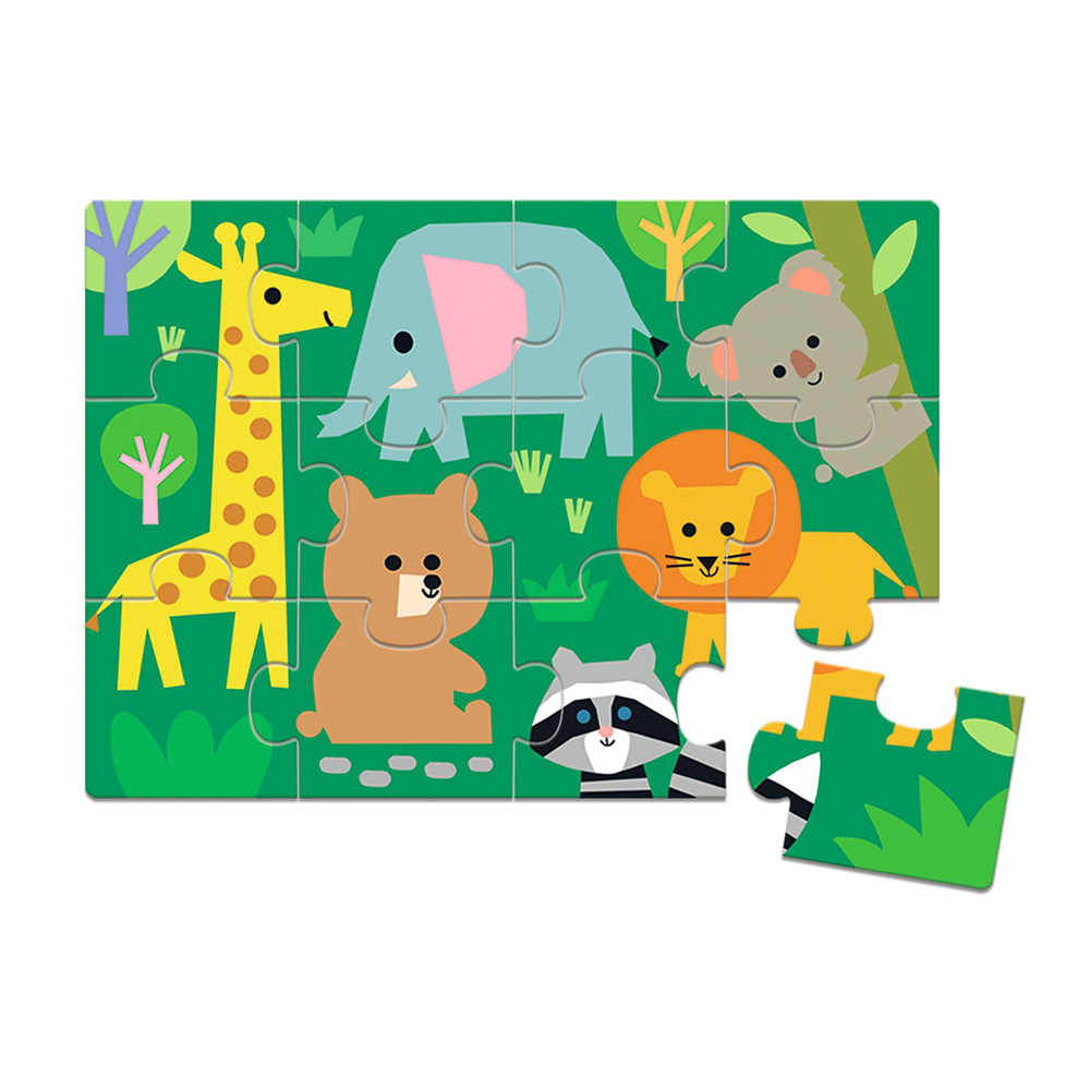 Educativo Puzzle Animales salvajes