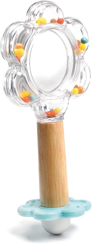 Baby blanco Sonajero espejo BabyFlower