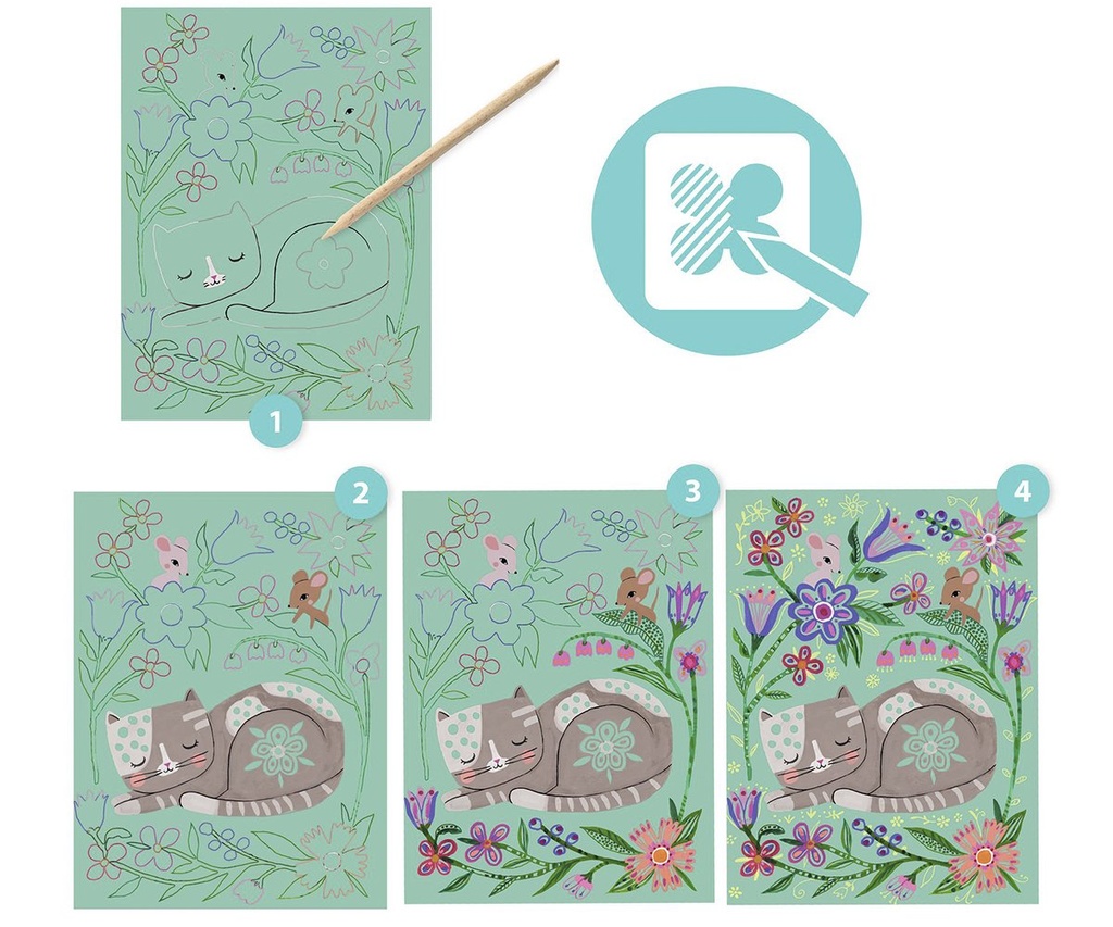 Cuadros para rascar Encuentros