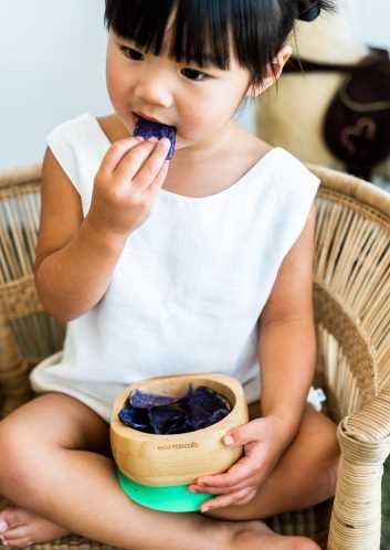 BOL BAMBOO VERDE ECO RASCALS+CUCHARA