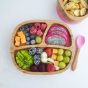 Plato bamboo toddler rosa Eco Rascals