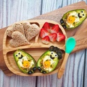 Plato bamboo toddler verde Eco Rascals