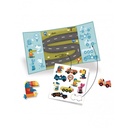 Pegatinas reposicionables Los coches