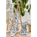 Muselina Bambú 120X120 Flamingo blanco