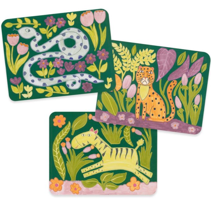 Pintura con paleta Los animales salvajes