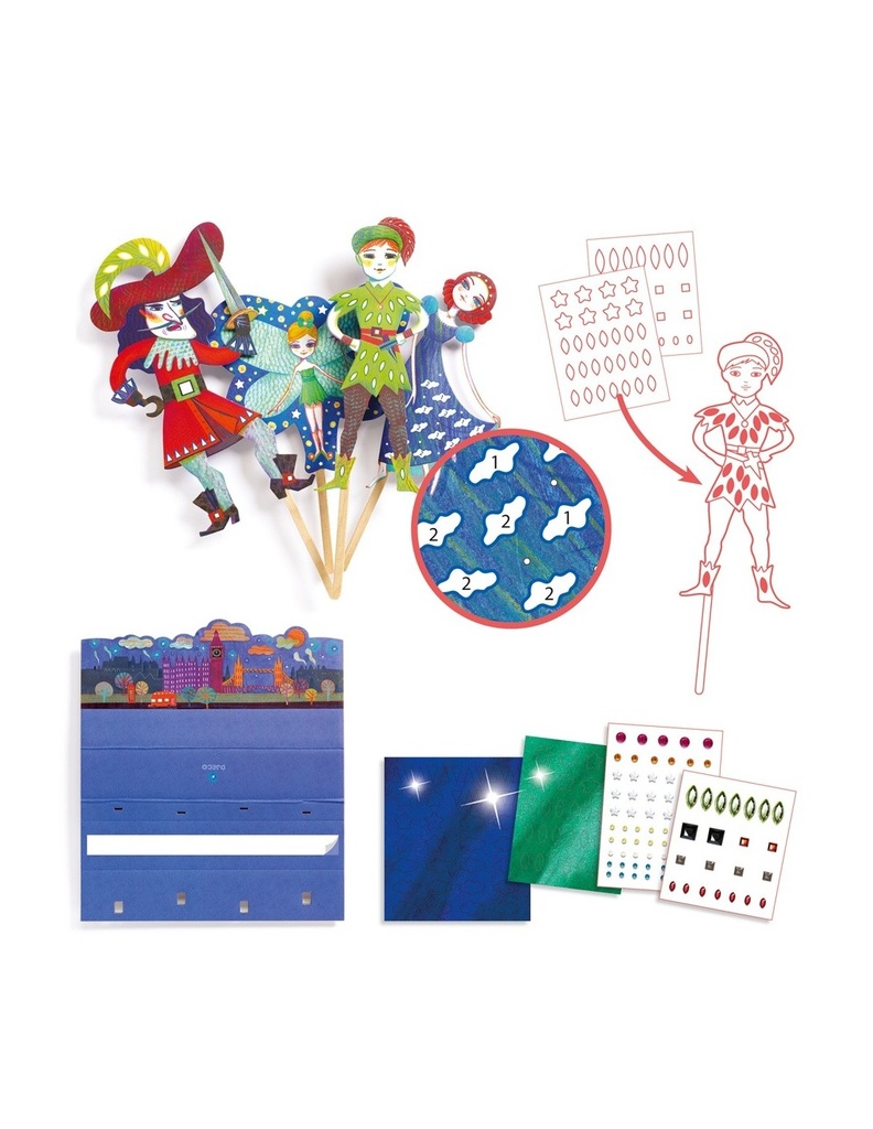 DIY Marionetas para decorar Peter Pan