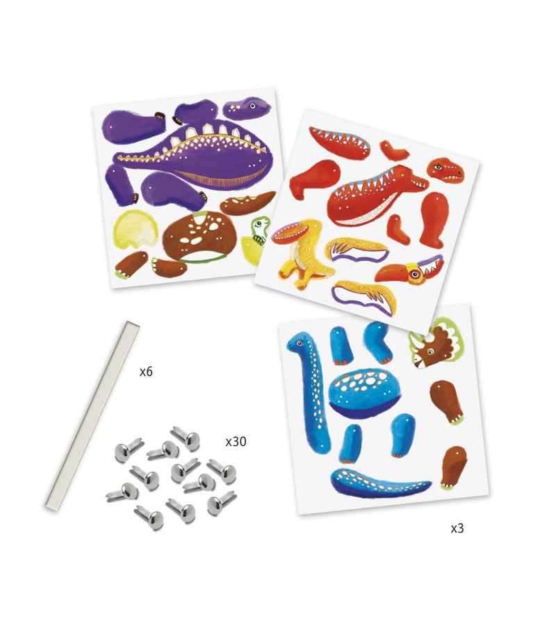 Colorea sorpresas Muñecos Dinos