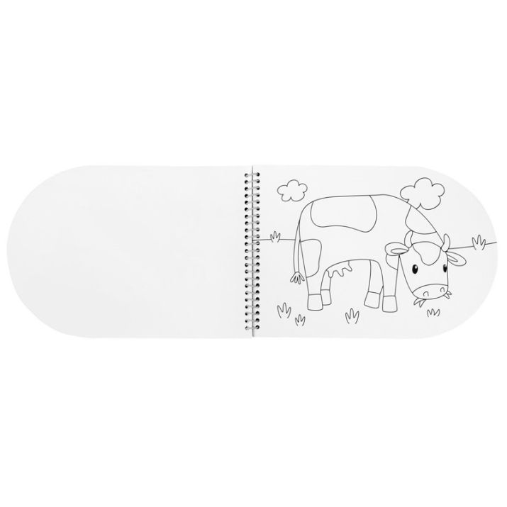 LIBRO ACUARELAS COLOREAR PEQUEÑA GRANJA