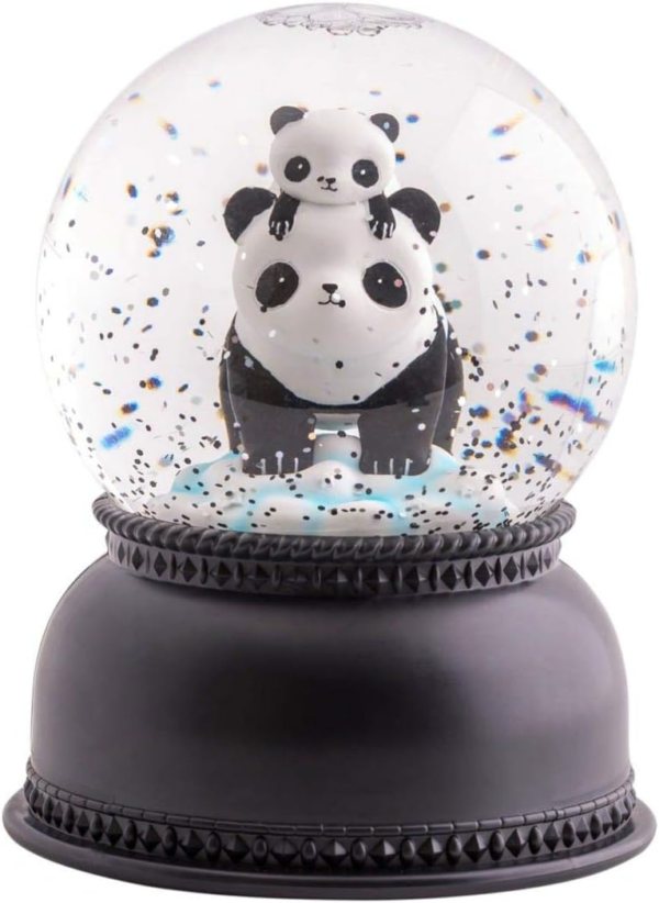 Lámpara bola de nieve Pandas