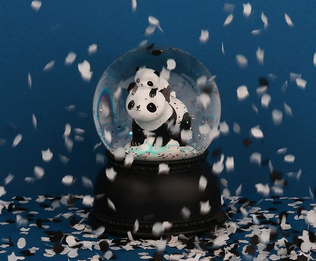 Lámpara bola de nieve Pandas