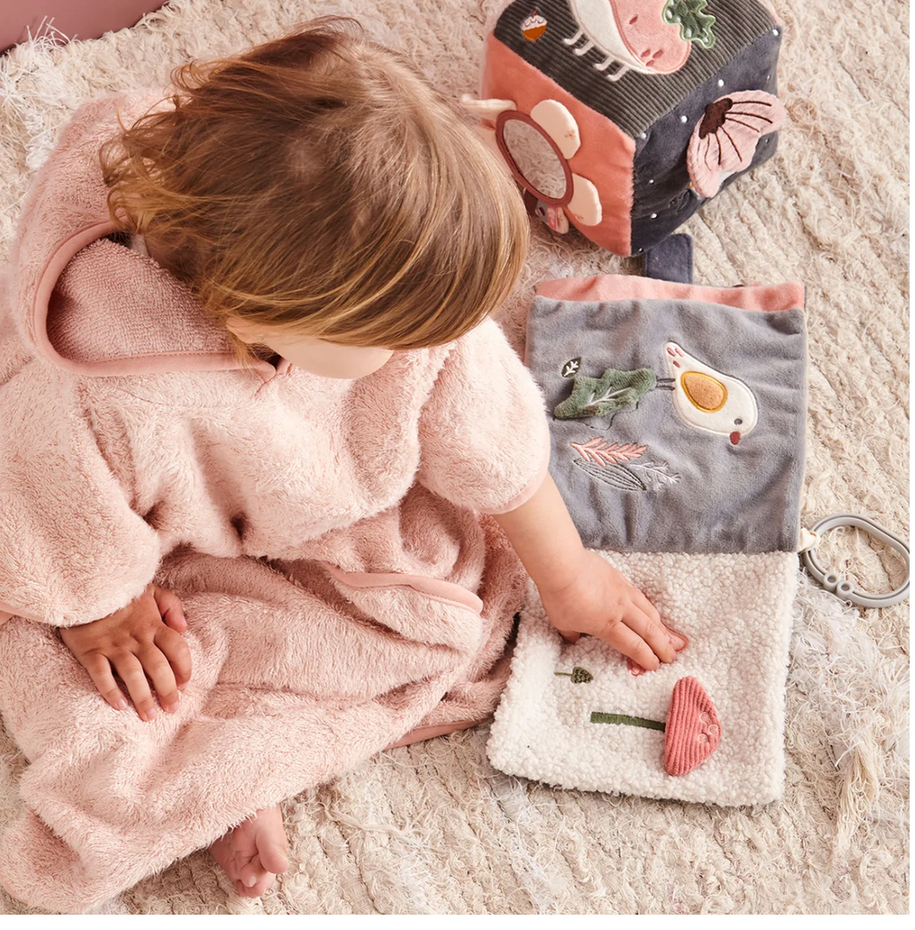 PONCHO T.U (12-36M) 80/98CM ROSA EMPOLVAD