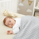 MANTA DOBLE CARA 80X110 640 DOTS 051 30 GRIS