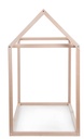 Estructura Cama Casa Natural 70X140
