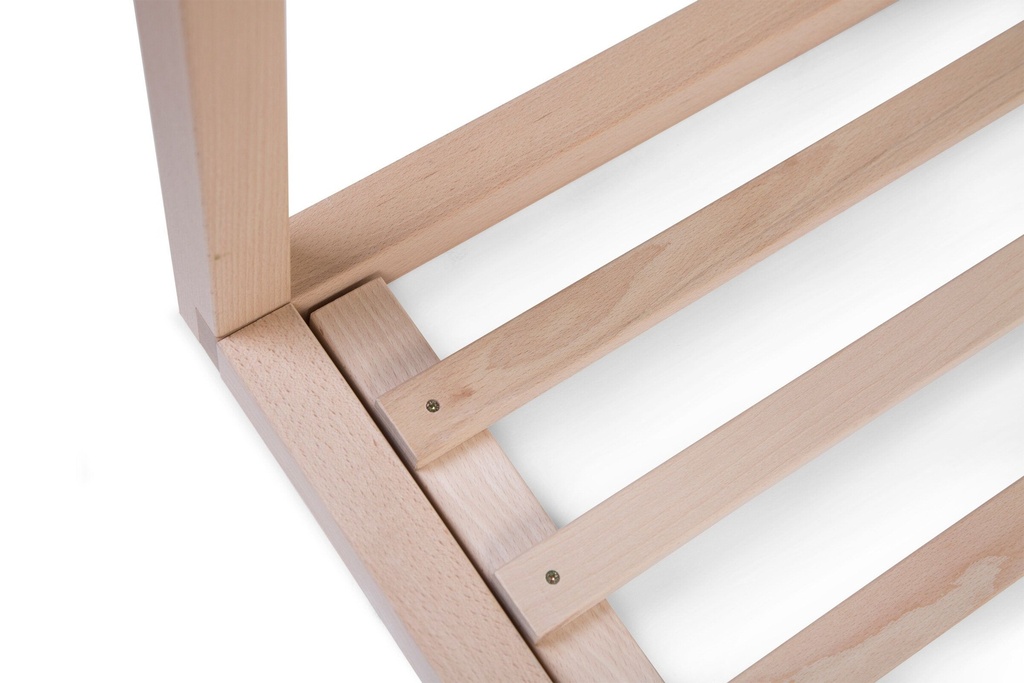 Estructura Cama Casa Natural + Somier 70X140cm