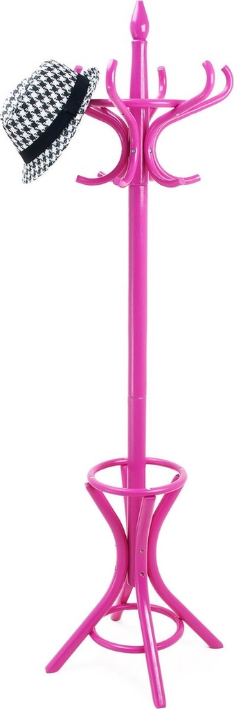 Coathanger Cafe wood pink H. 130cm, D.36cm