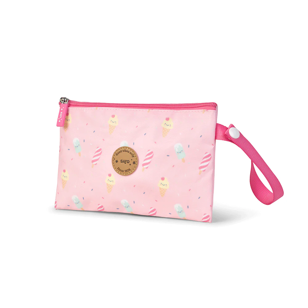 Bolsa bocadillos "Icecream" rosa