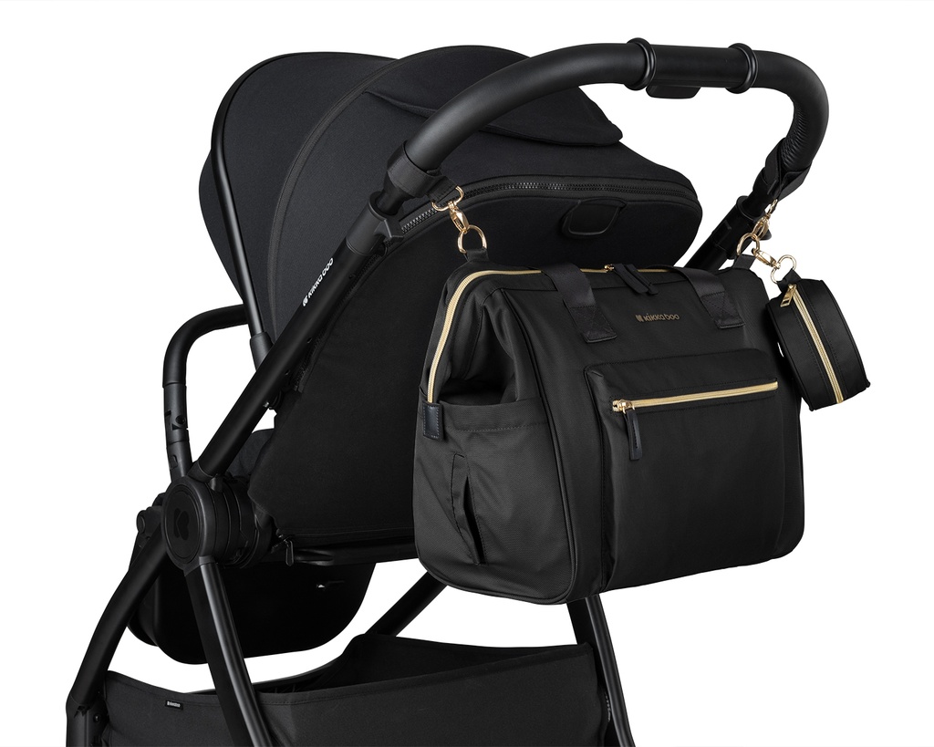 Bolso de mamá Maxi Negro 2025