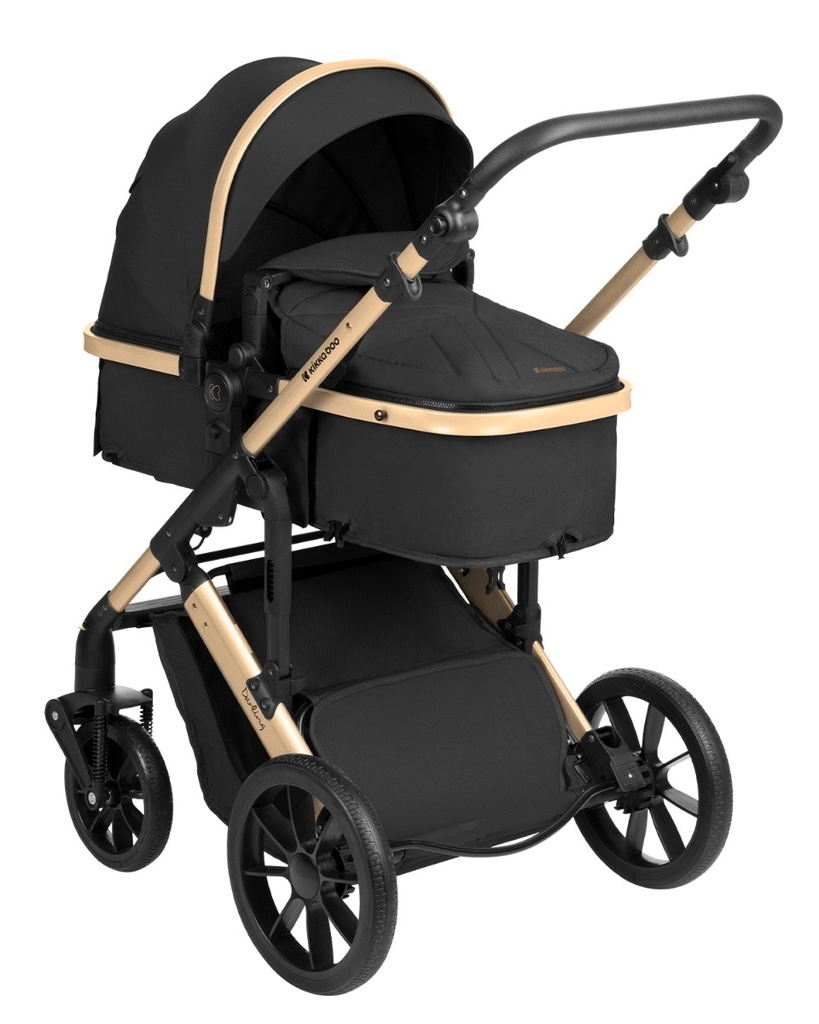 Carrito de bebé 3en1 asiento transf. Darling Negro