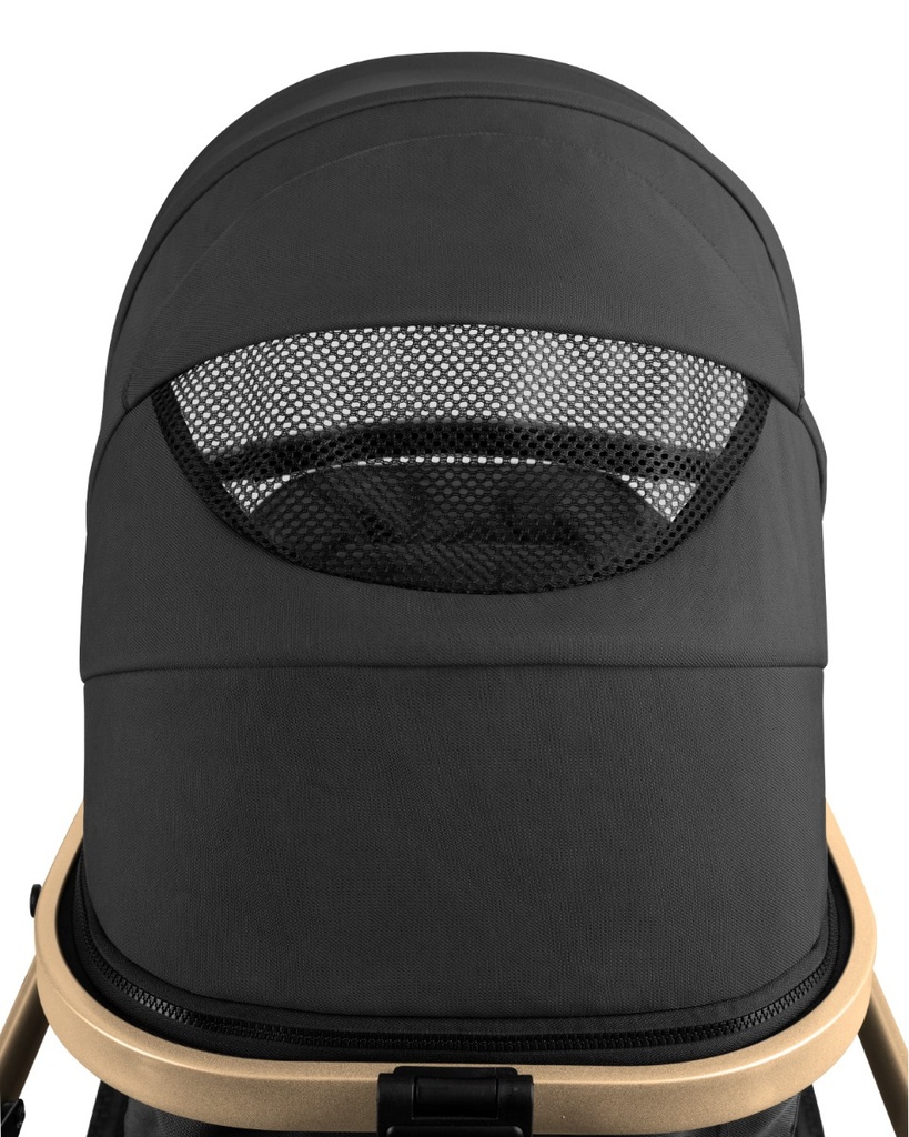 Carrito de bebé 3en1 asiento transf. Darling Negro