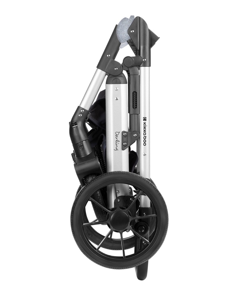 Carrito de bebé 3en1 asiento transf. Darling Gris Oscuro