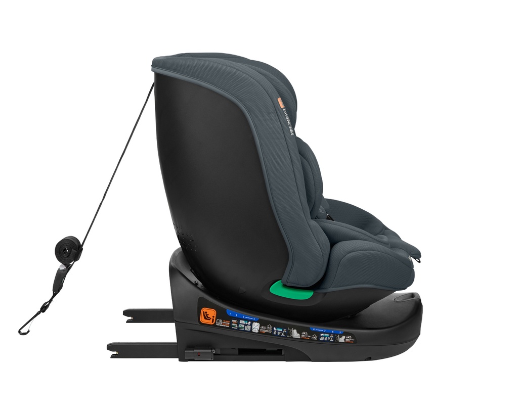 Silla de coche 40-150 cm i-Round i-SIZE Gris Oscuro