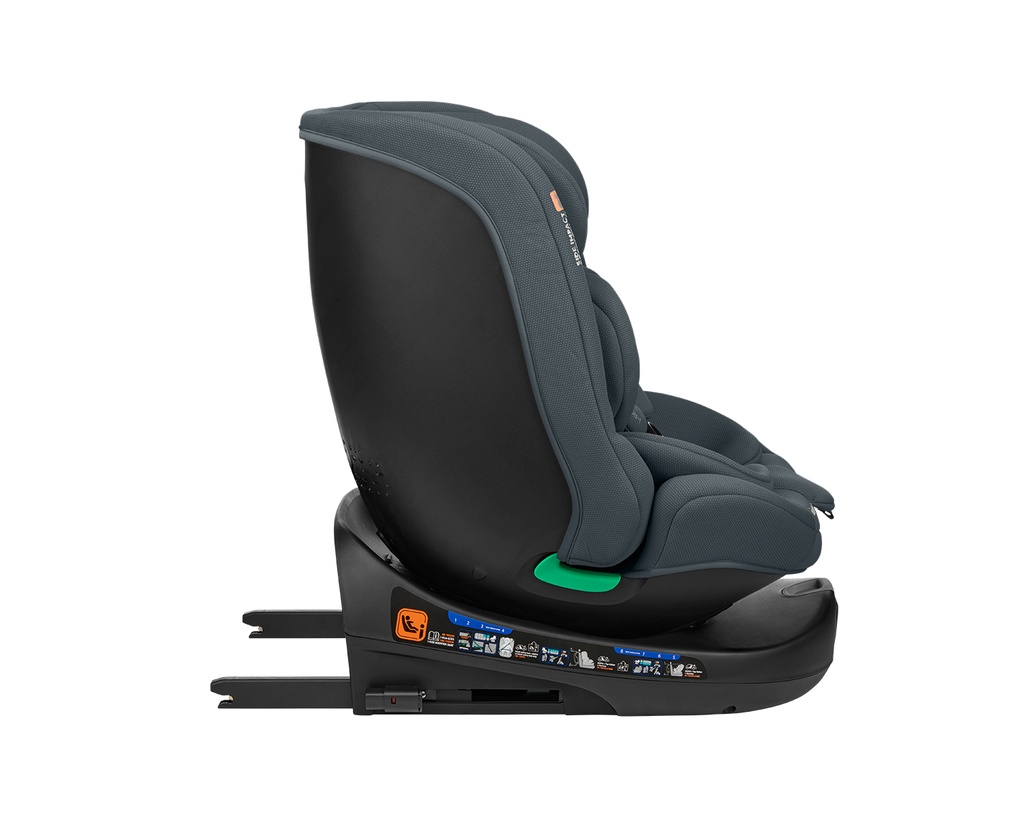 Silla de coche 40-150 cm i-Round i-SIZE Gris Oscuro