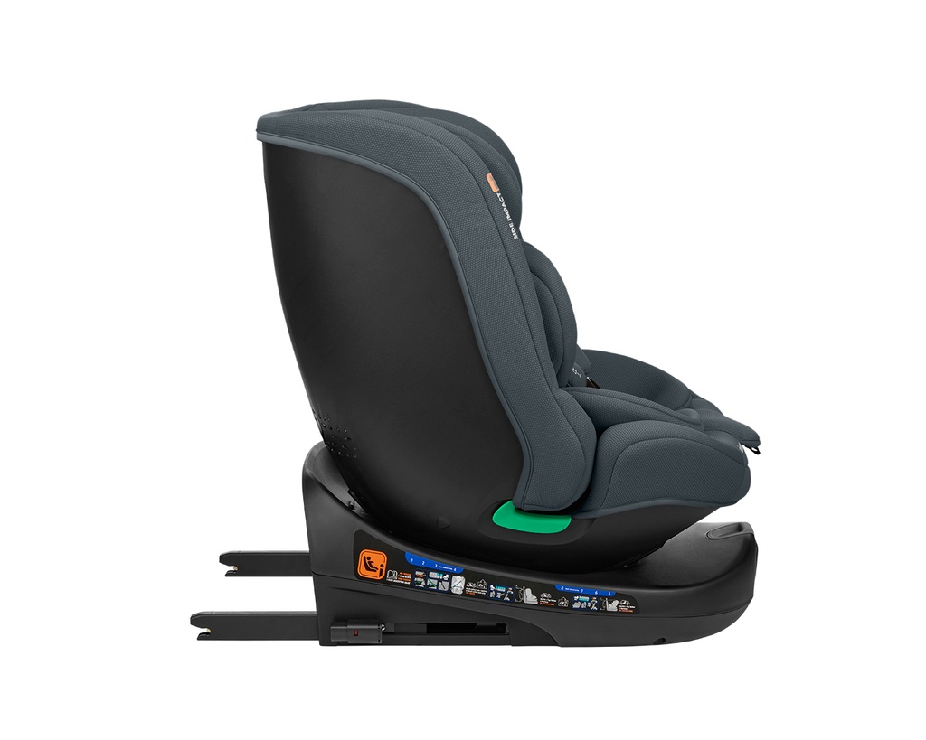 Silla de coche 40-150 cm i-Round i-SIZE Gris Oscuro