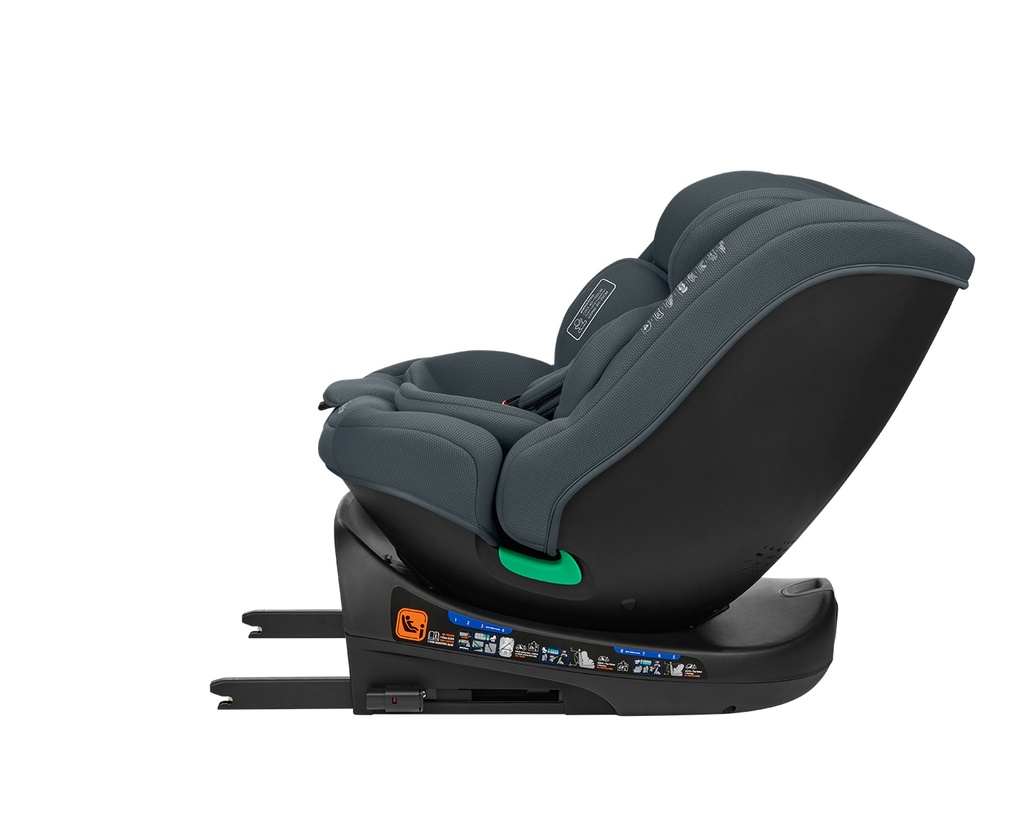 Silla de coche 40-150 cm i-Round i-SIZE Gris Oscuro