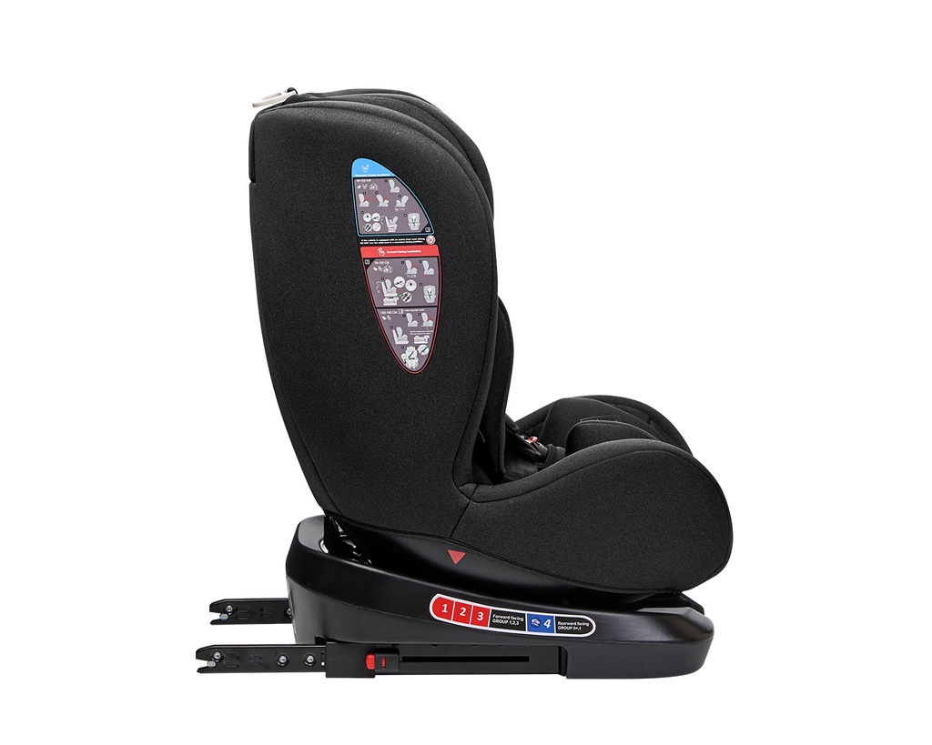 Silla de coche 40-150 cm i-Trip i-SIZE Negro