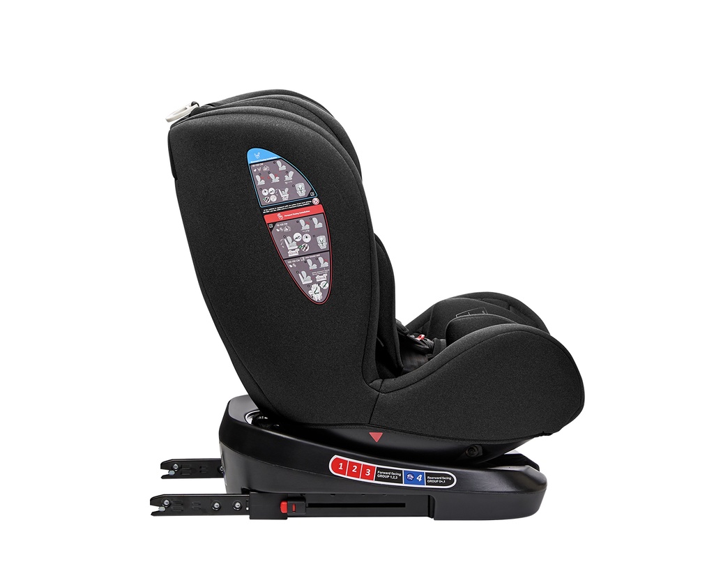 Silla de coche 40-150 cm i-Trip i-SIZE Negro