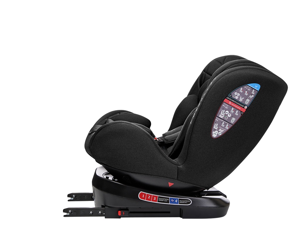 Silla de coche 40-150 cm i-Trip i-SIZE Negro